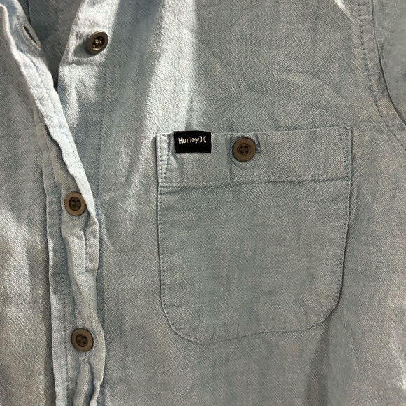 NWOT Denim Button Down - Picture 2 of 4
